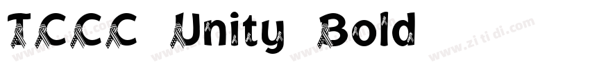 TCCC Unity Bold字体转换